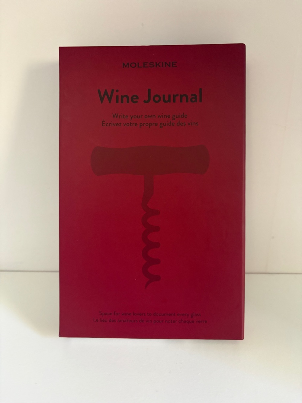 Moleskine Wine Journal - Deep Red Cover